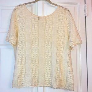 Joie Boho Crotchet Top (Size M)